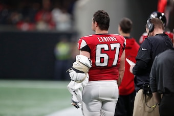 Atlanta Falcons left guard Andy Levitre