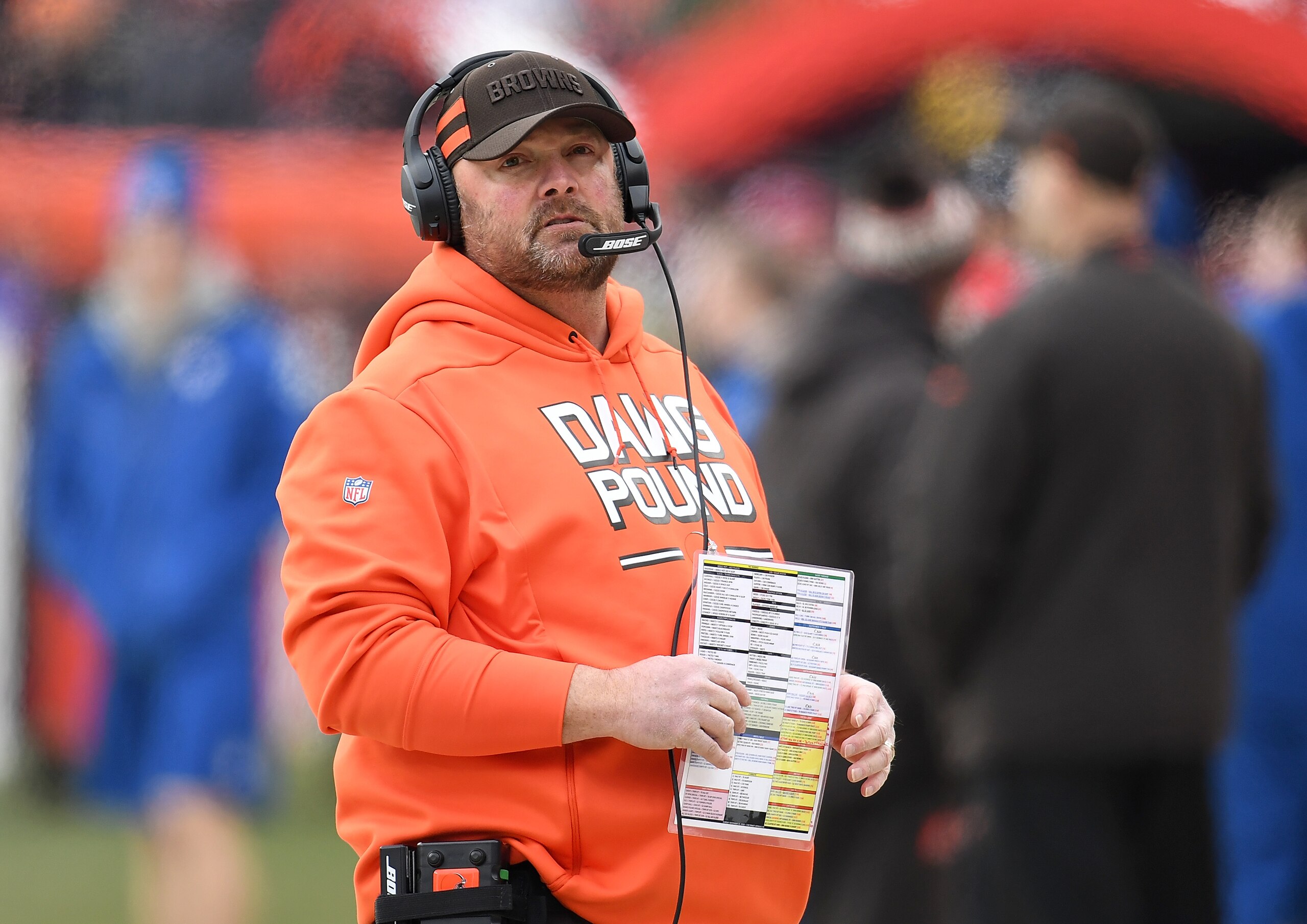 Cleveland Browns offensive coordinator Freddie Kitchens