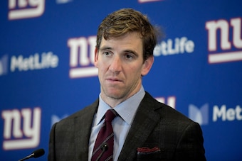 New York Giants quarterback Eli Manning