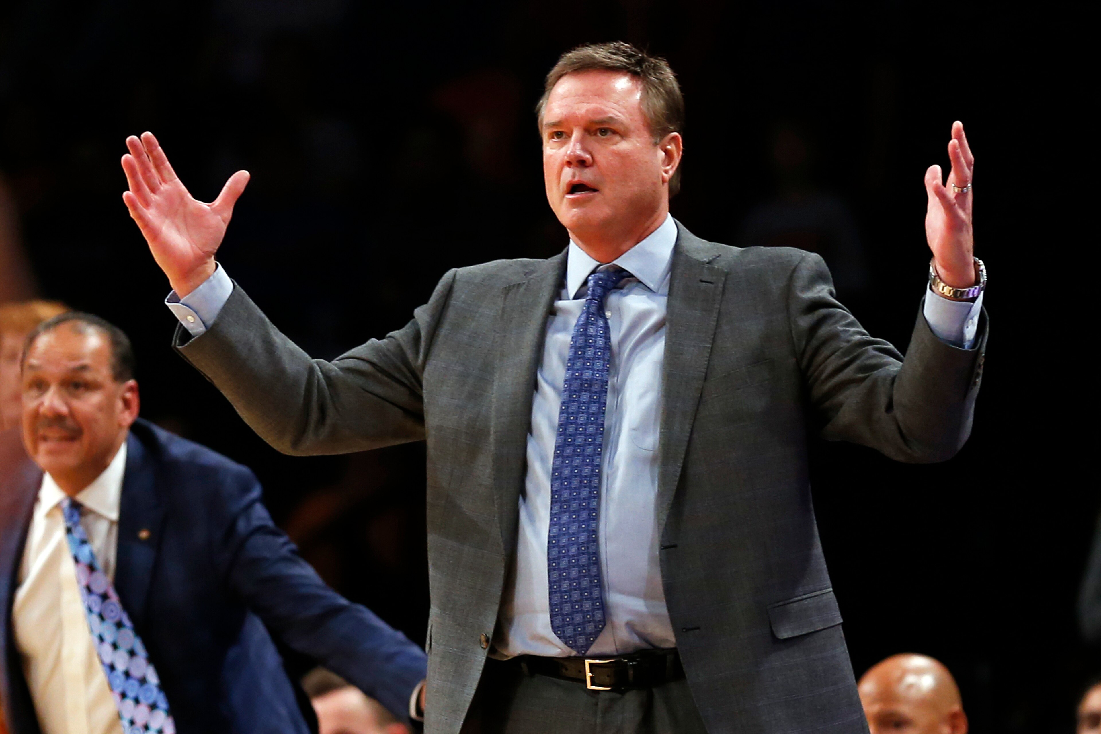 Kansas head coach Bill Self Kansas head coach Bill Self