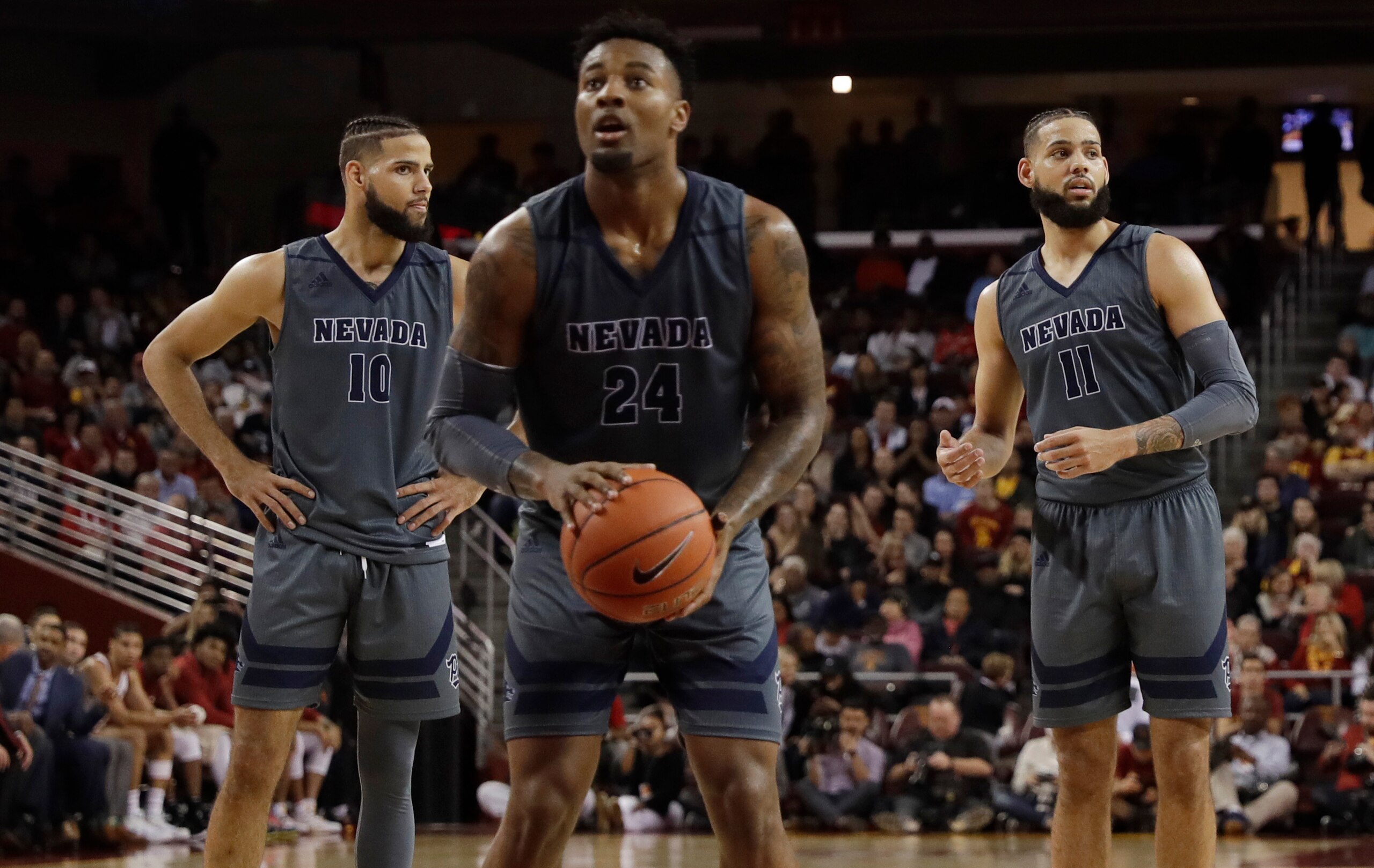 Cody Martin, Jordan Caroline and Caleb Martin