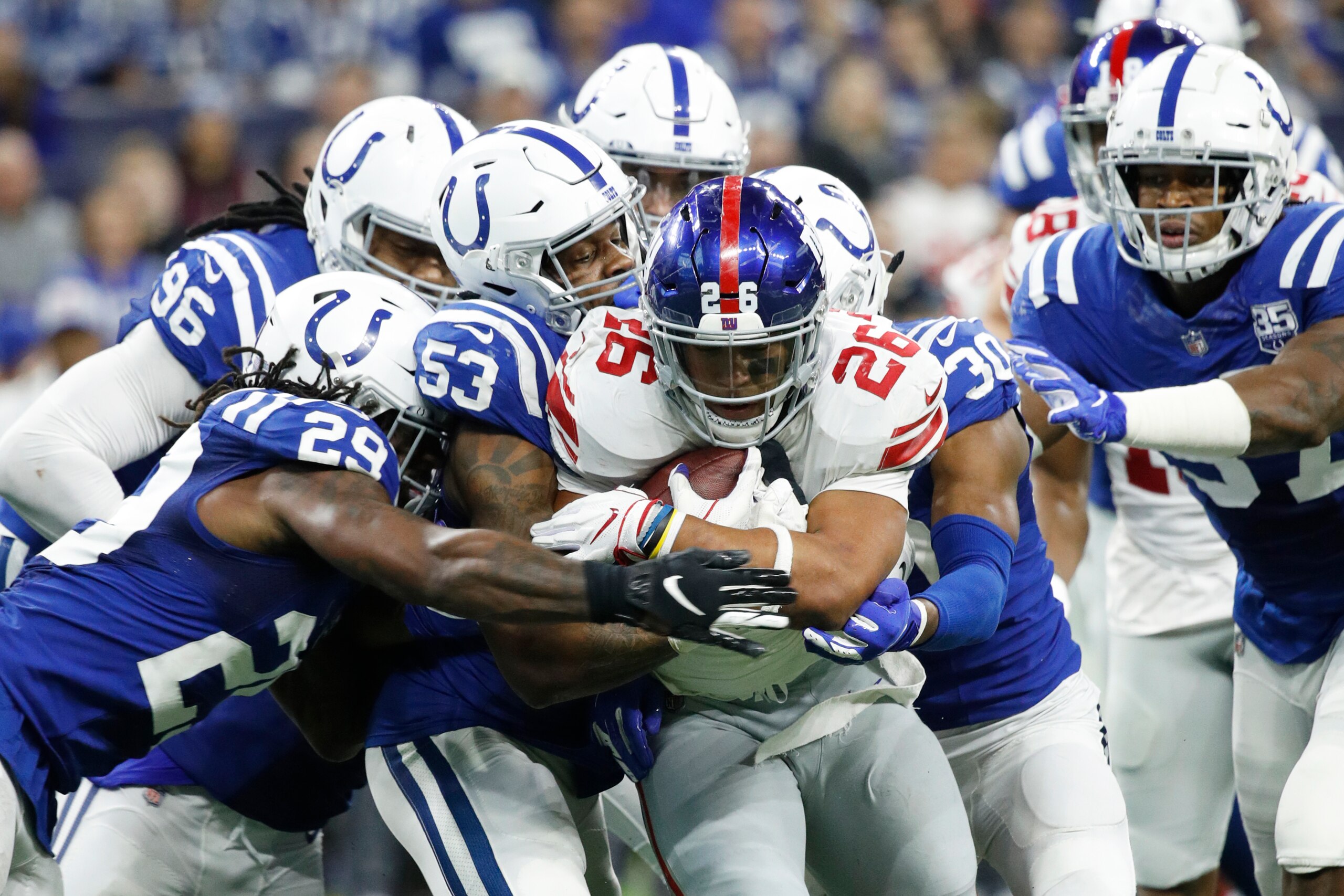 The Colts defense may not have to face Marcus Mariota on Sunday night.