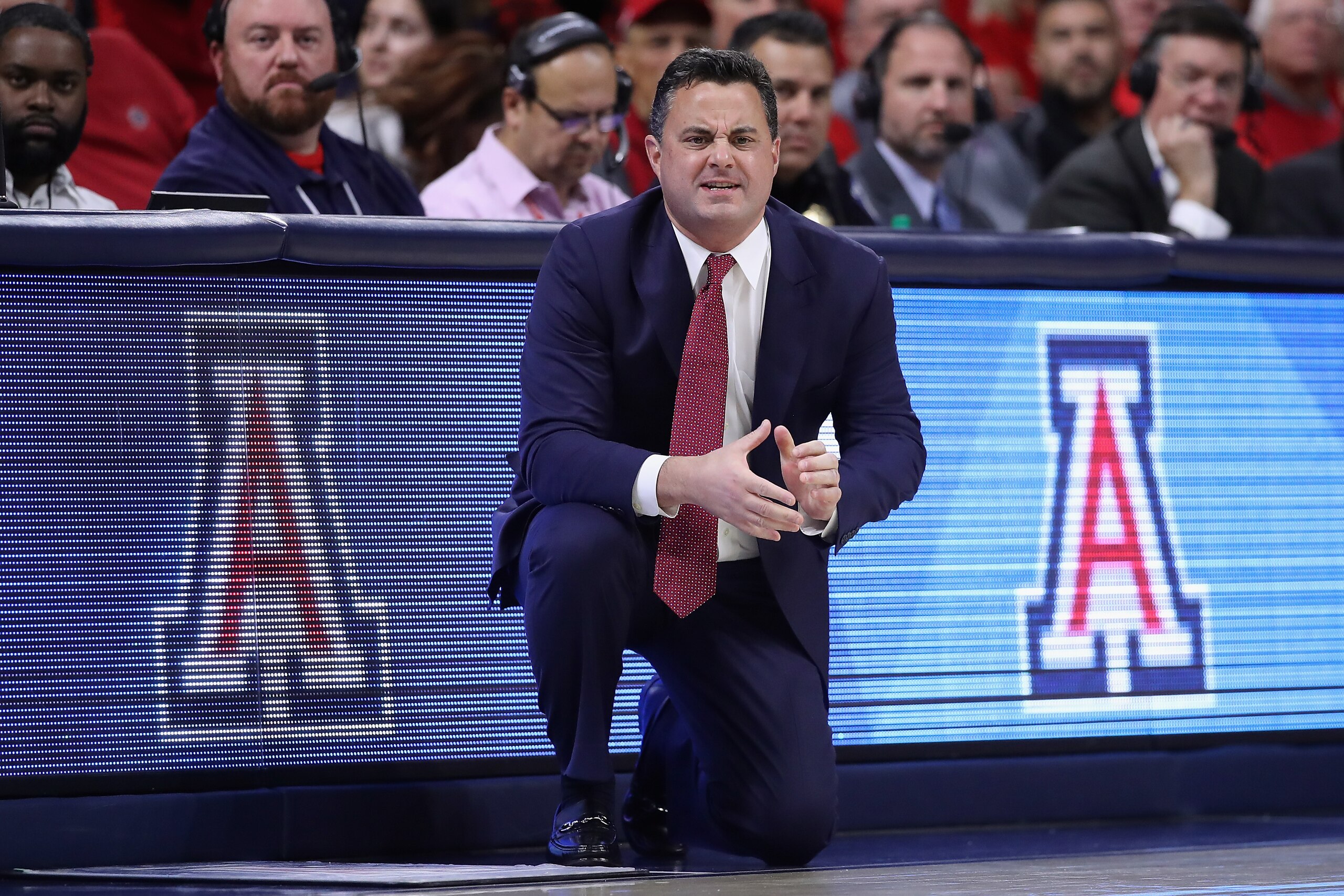 Arizona head coach Sean Miller