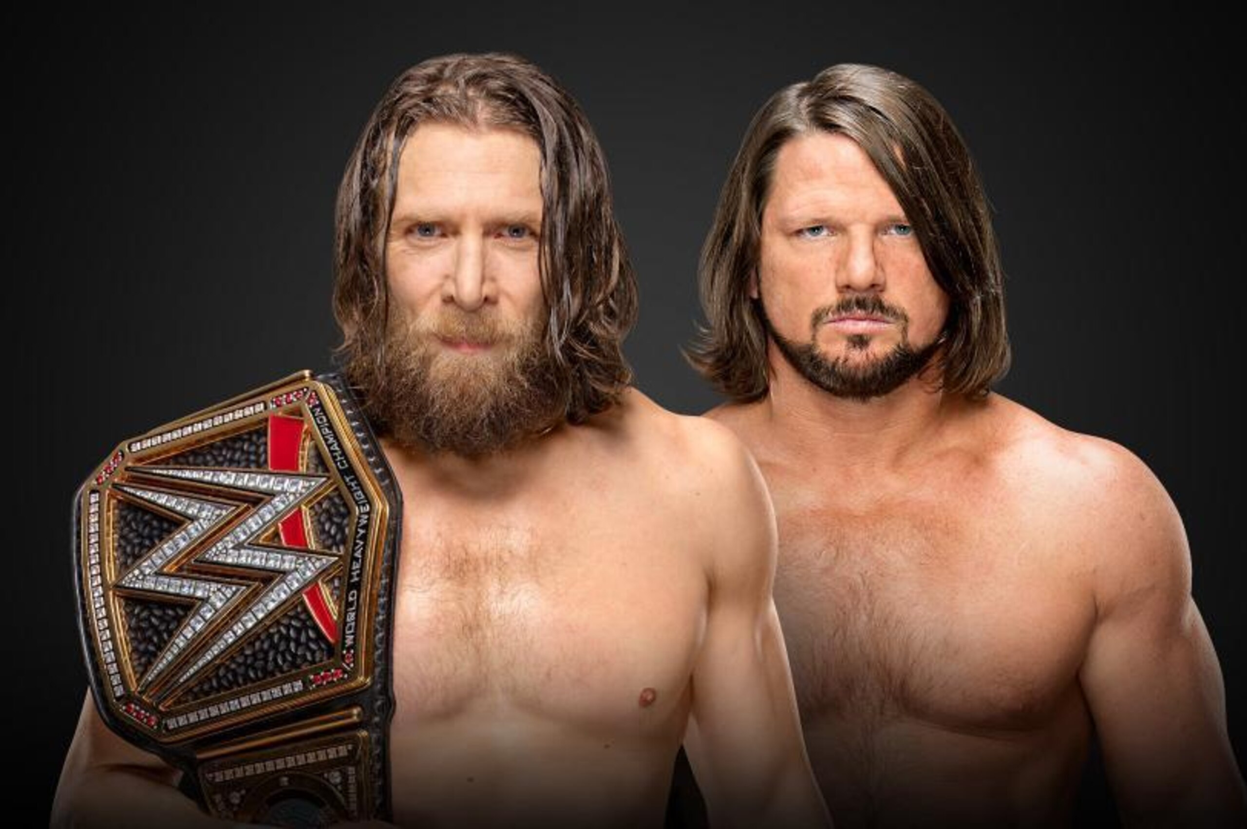 Daniel Bryan and AJ Styles. Daniel Bryan and AJ Styles.