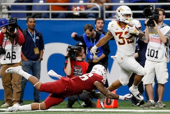 The RB class lacks the superstar talent of a year ago, but David Montgomery is ready to start in today's NFL.