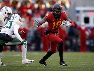 Hakeem Butler is new to the list and one of the fastest risers in the draft class.