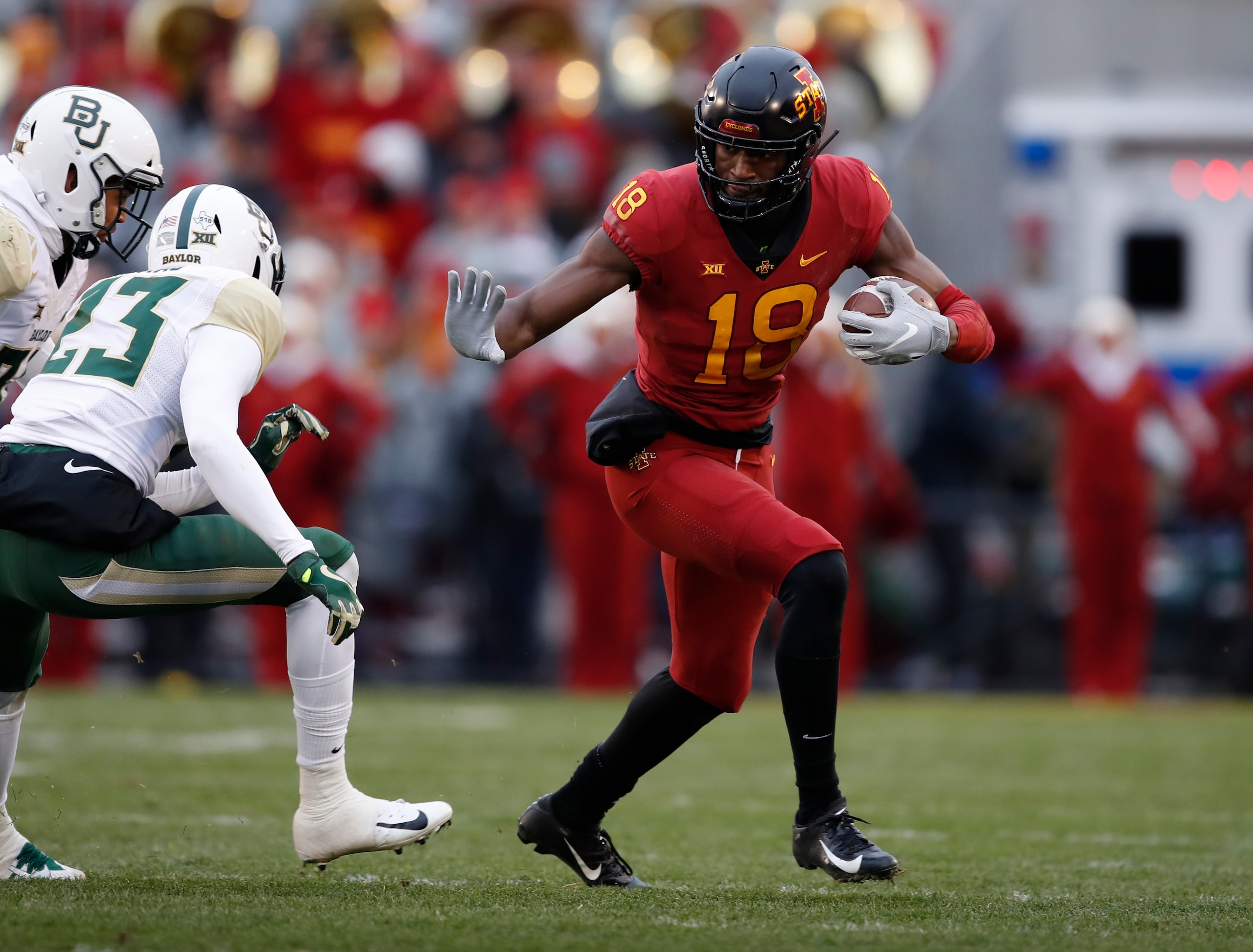 Hakeem Butler is new to the list and one of the fastest risers in the draft class. Hakeem Butler is new to the list and one of the fastest risers in the draft class.