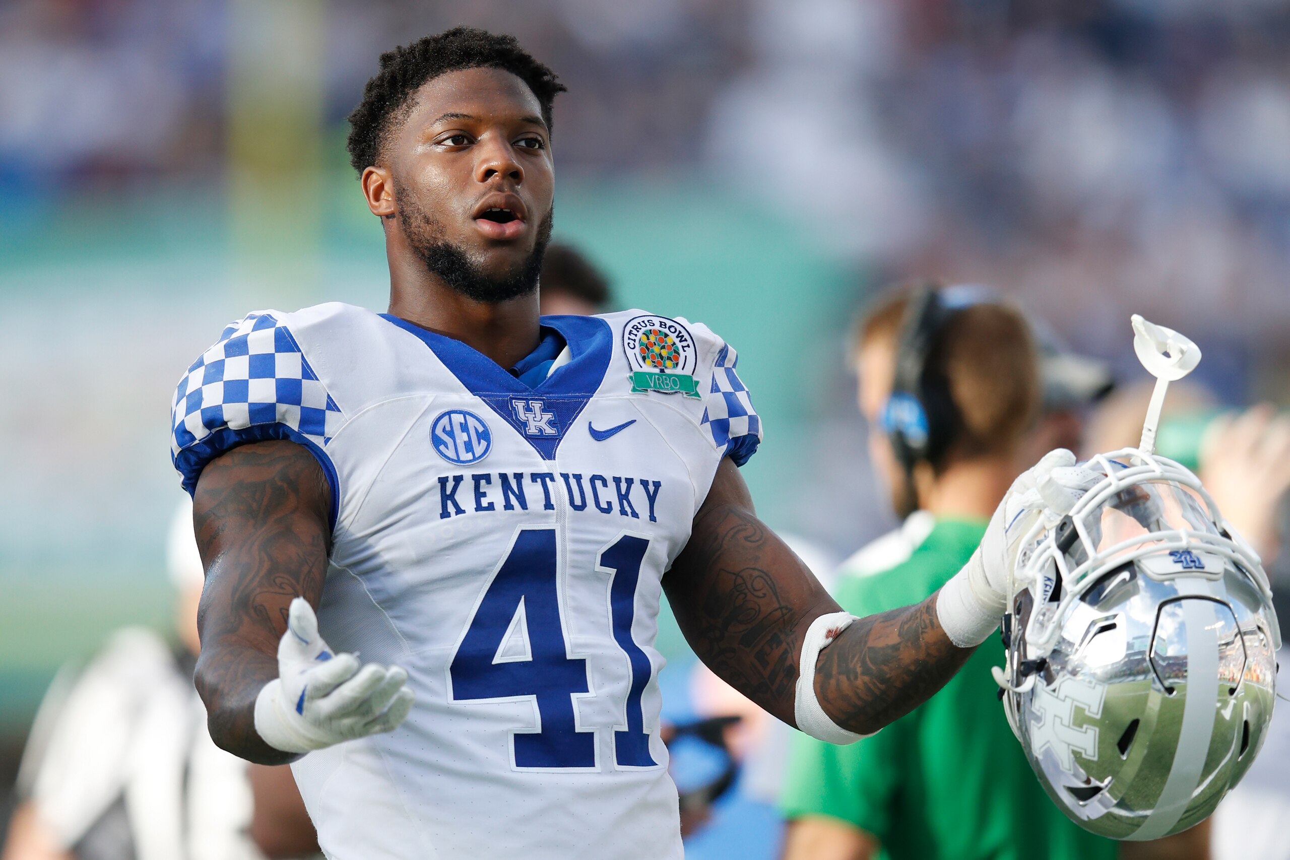 In a draft class in which Nick Bosa has long been the No. 1 prospect, Josh Allen has made a name for himself. In a draft class in which Nick Bosa has long been the No. 1 prospect, Josh Allen has made a name for himself.