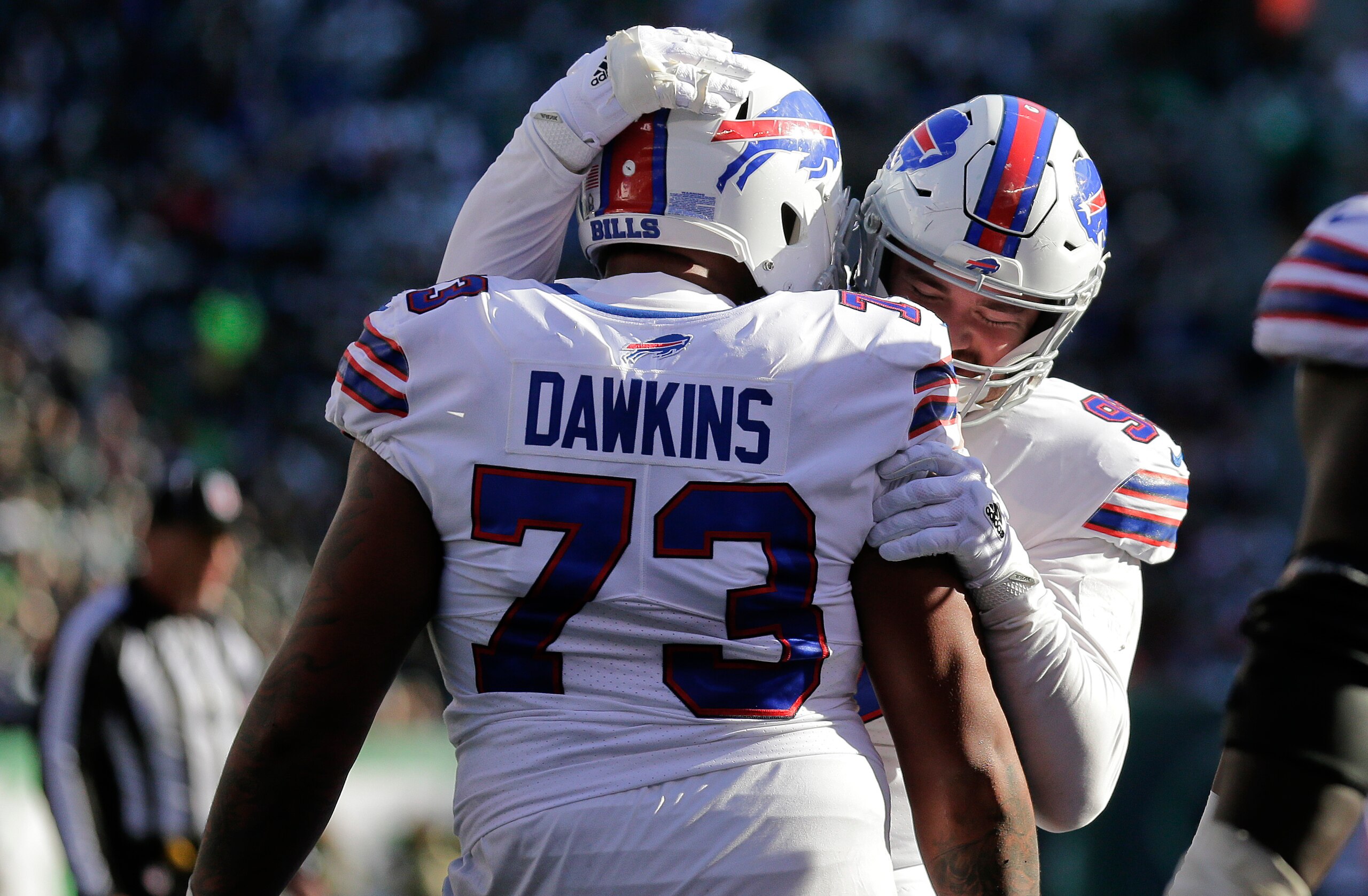 Buffalo Bills left tackle Dion Dawkins