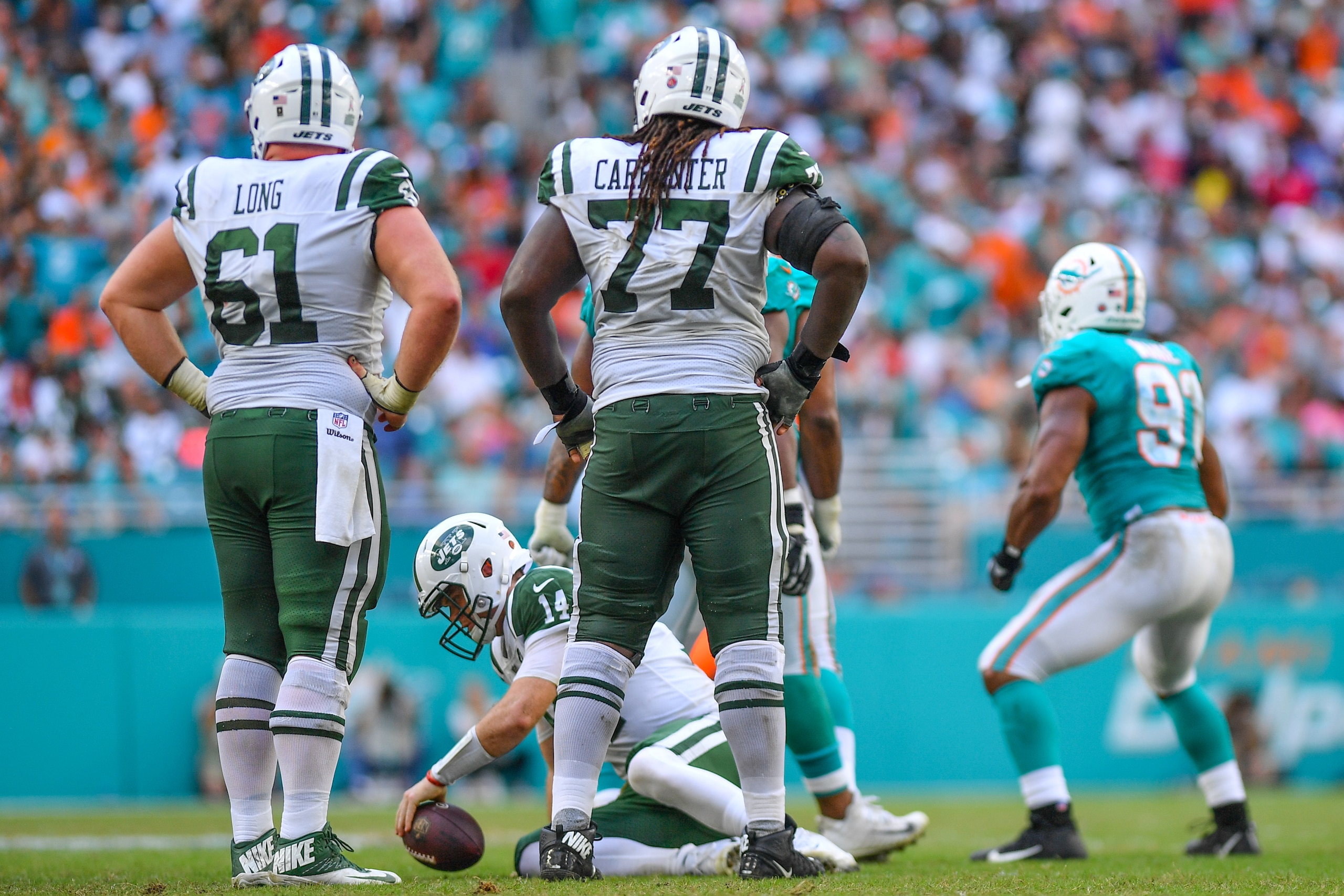 New York Jets left guard James Carpenter