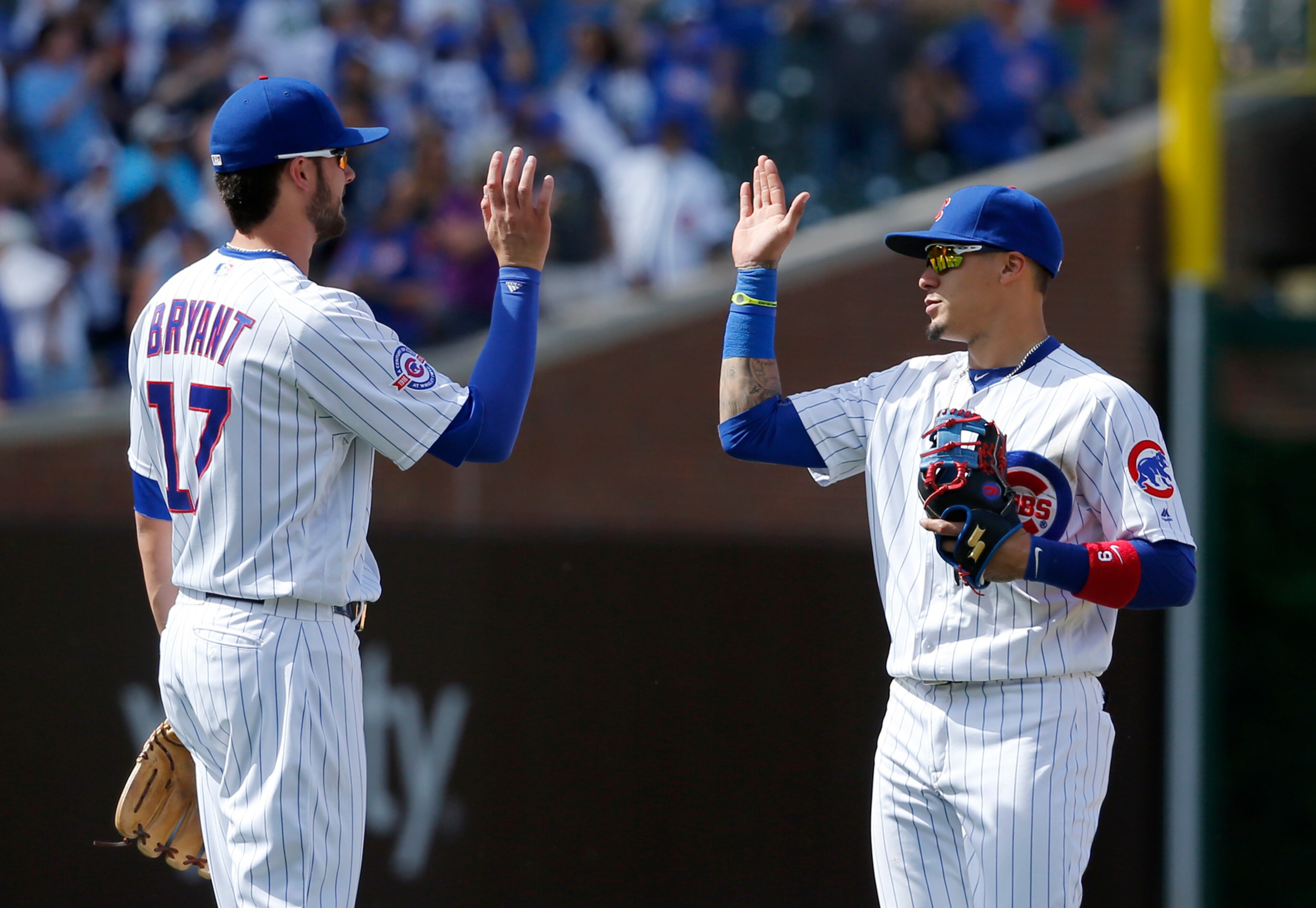 Kris Bryant and Javier Baez Kris Bryant and Javier Baez