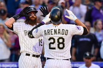 Charlie Blackmon and Nolan Arenado