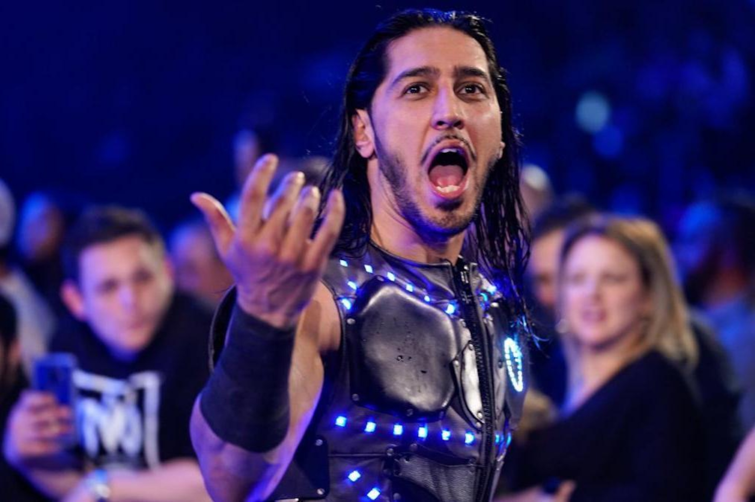 Mustafa Ali on SmackDown. Mustafa Ali on SmackDown.