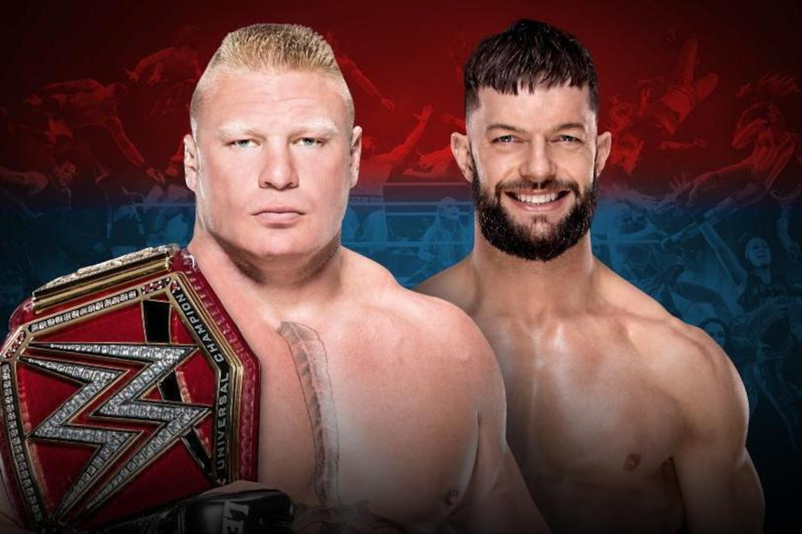 Brock Lesnar and Finn Balor. Brock Lesnar and Finn Balor.