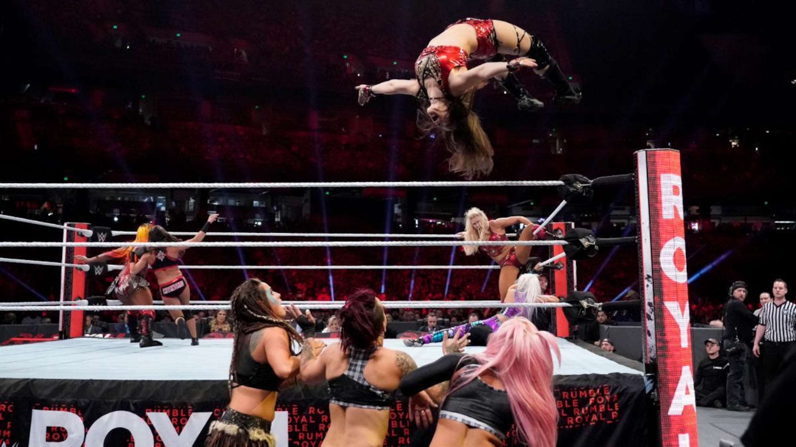 Not to be overlooked, Io Shirai in one moonsault captured a lot of the spotlight. Not to be overlooked, Io Shirai in one moonsault captured a lot of the spotlight.