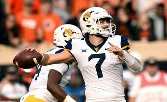 Will Grier will try to make a name for himself as a sleeper QB prospect.