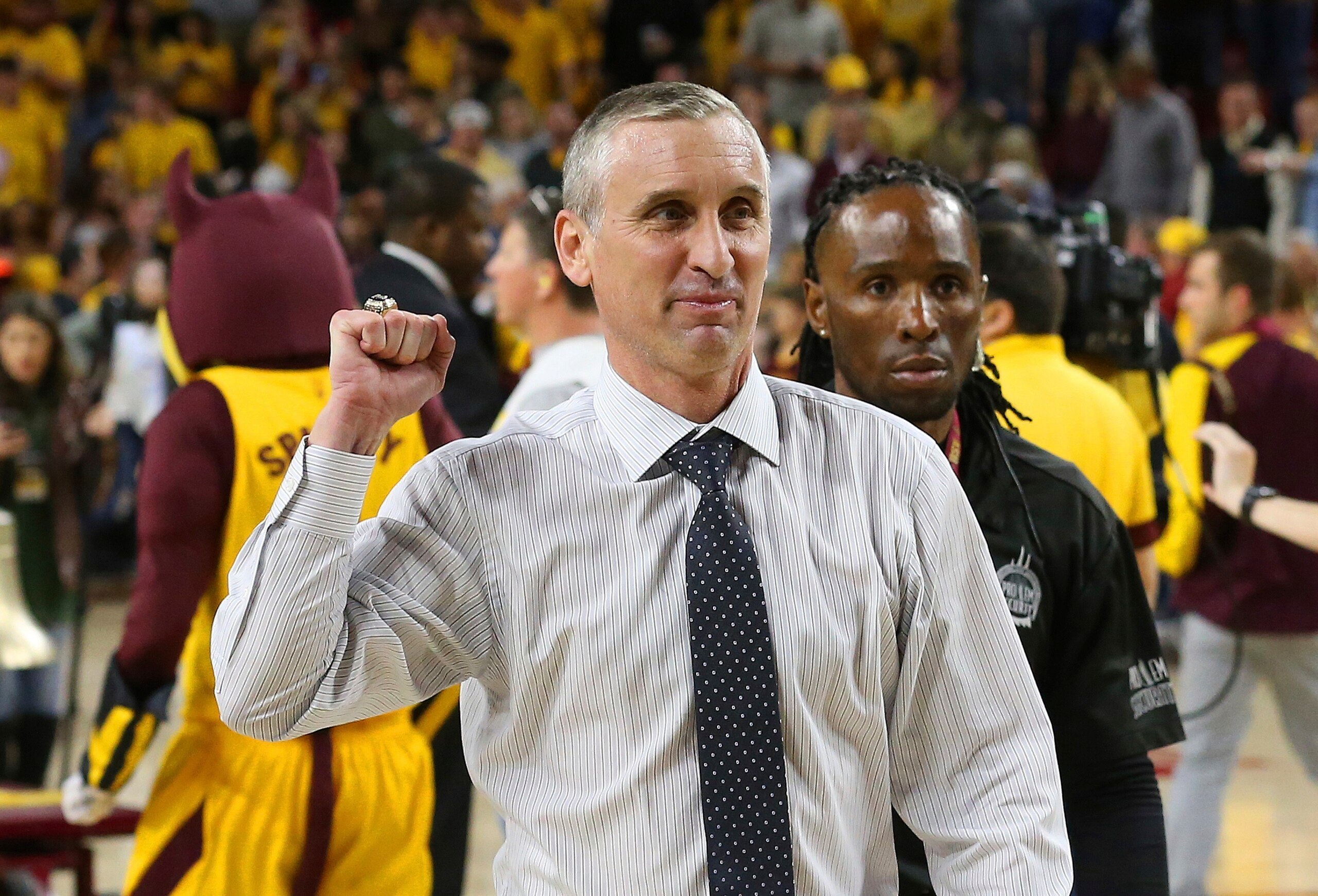 Arizona State head coach Bobby Hurley Arizona State head coach Bobby Hurley