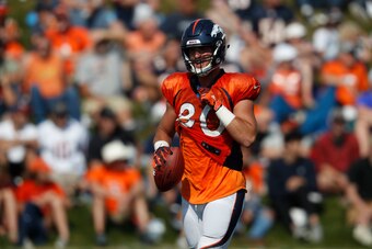 Denver Broncos tight end Jake Butt