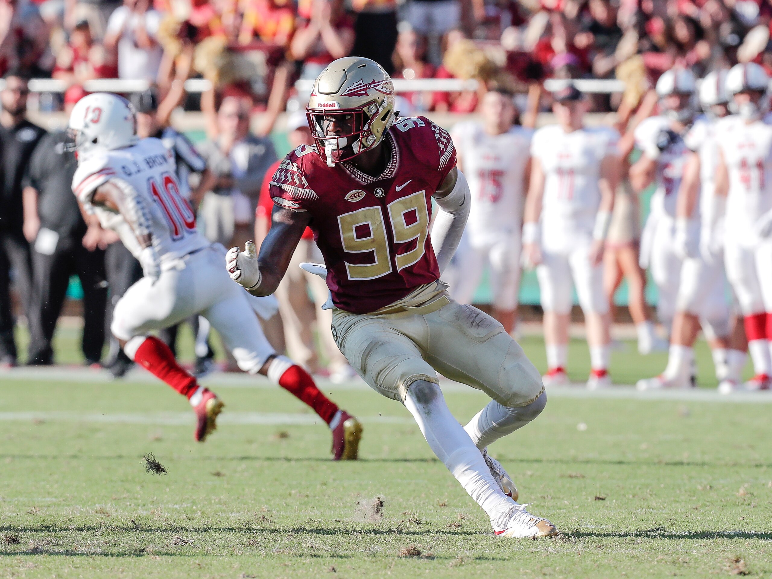 Florida State defensive end Brian Burns Florida State defensive end Brian Burns
