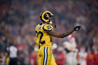 Los Angeles Rams cornerback Marcus Peters