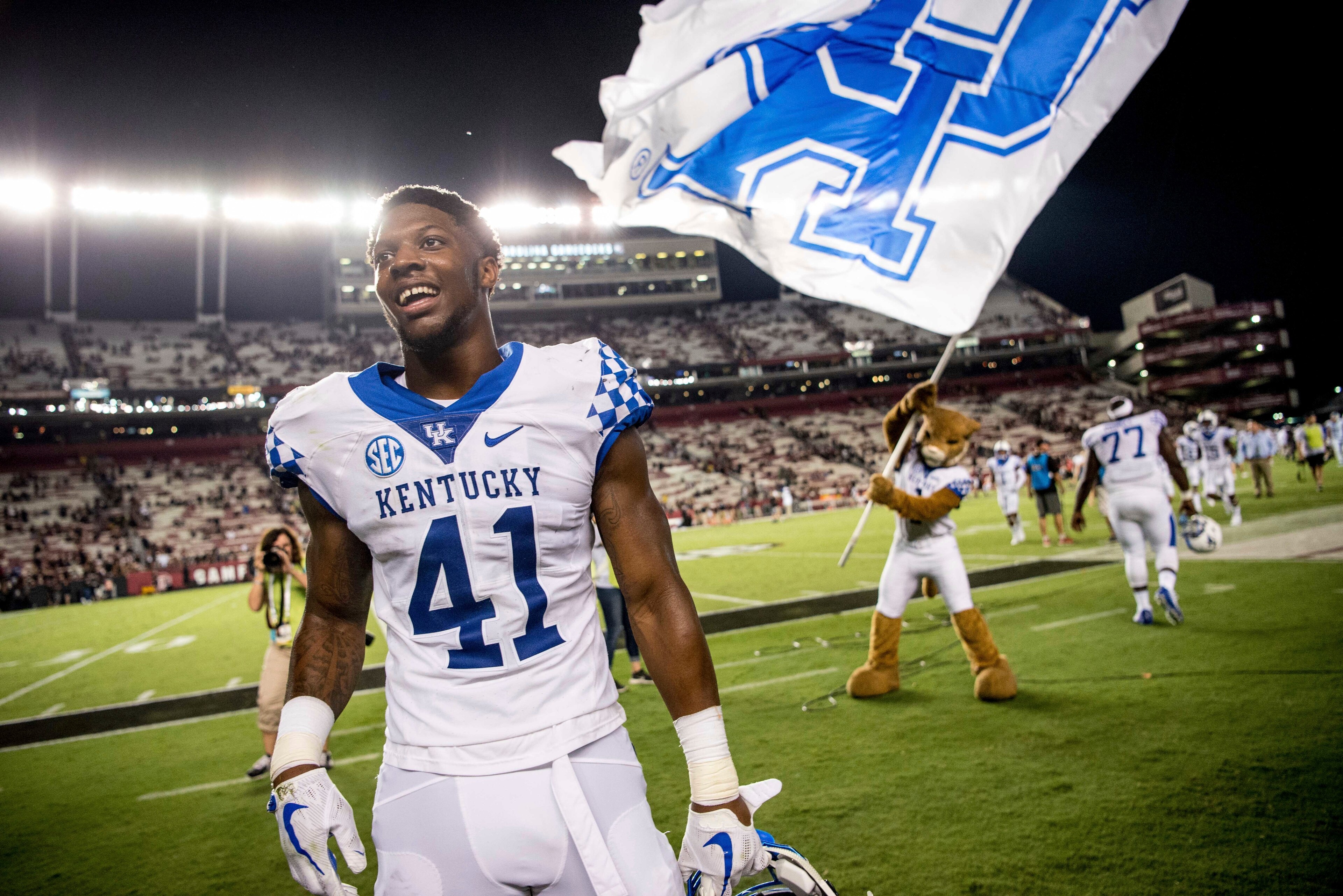 Kentucky edge-rusher Josh Allen