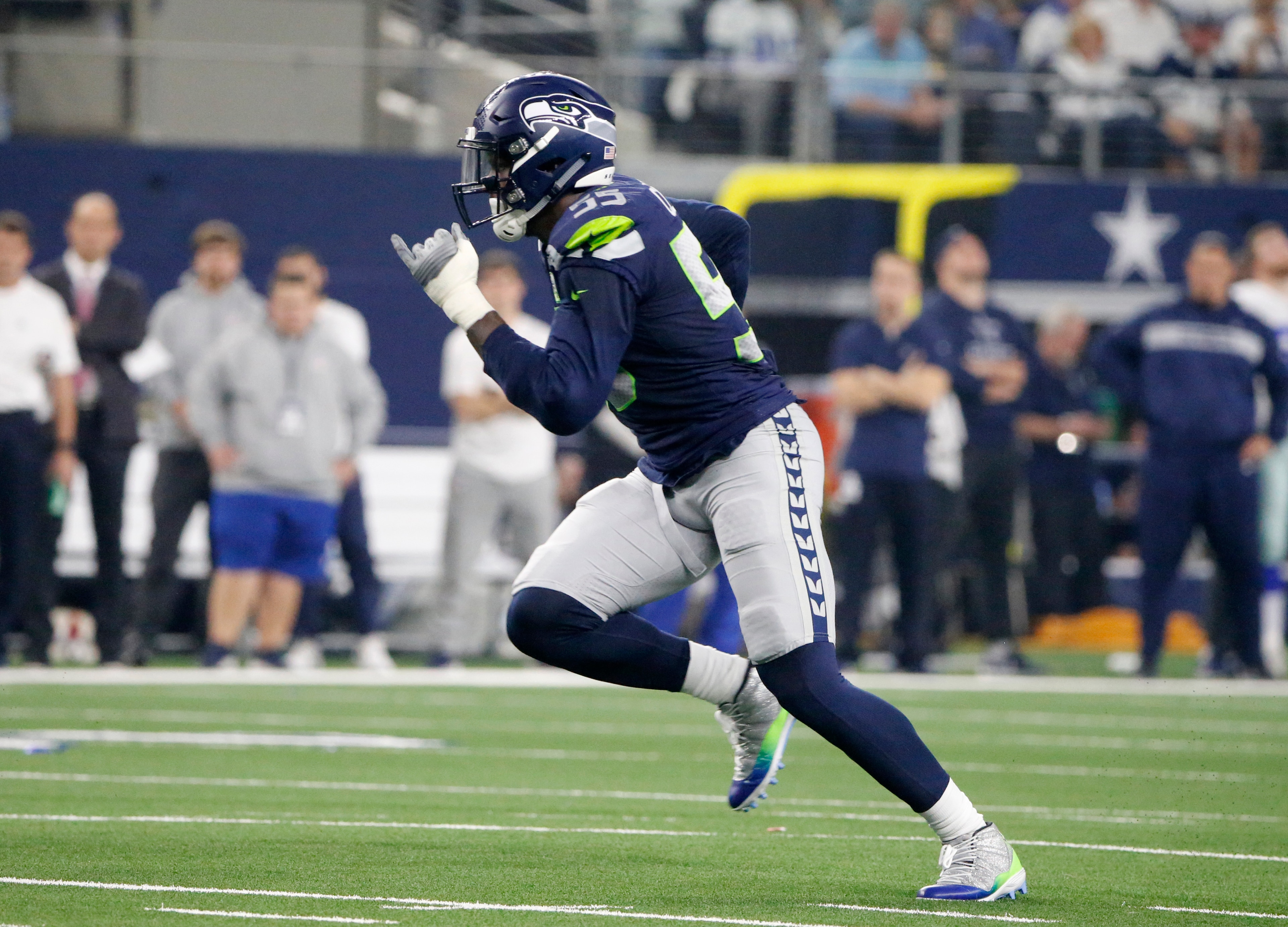 Seattle Seahawks defensive end Frank Clark
