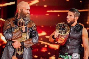 Tommaso Ciampa and Johnny Gargano on SmackDown.