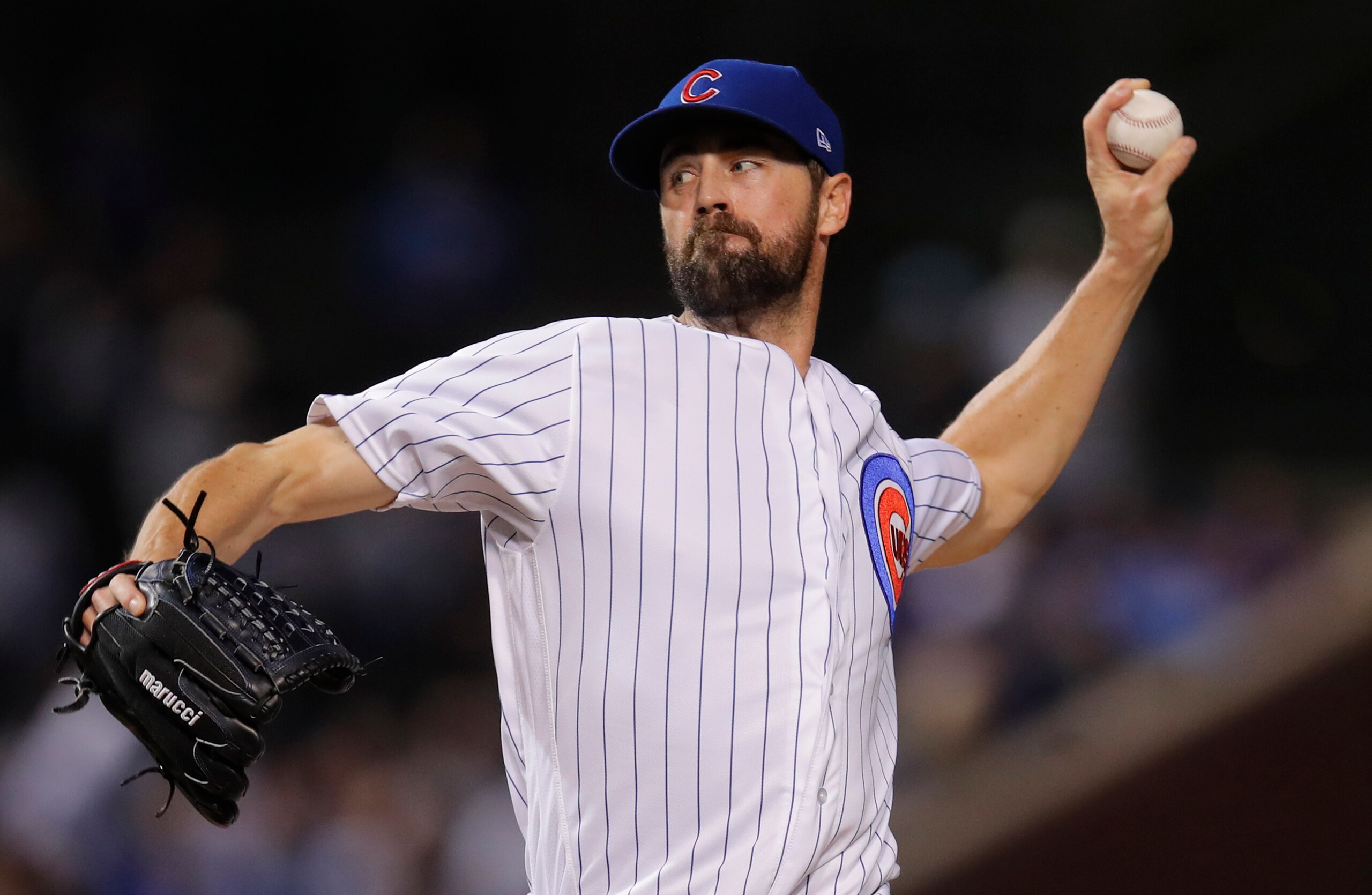 Chicago Cubs left-hander Cole Hamels