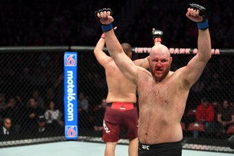 Ben Rothwell (foreground) and Blagoy Ivanov (background)