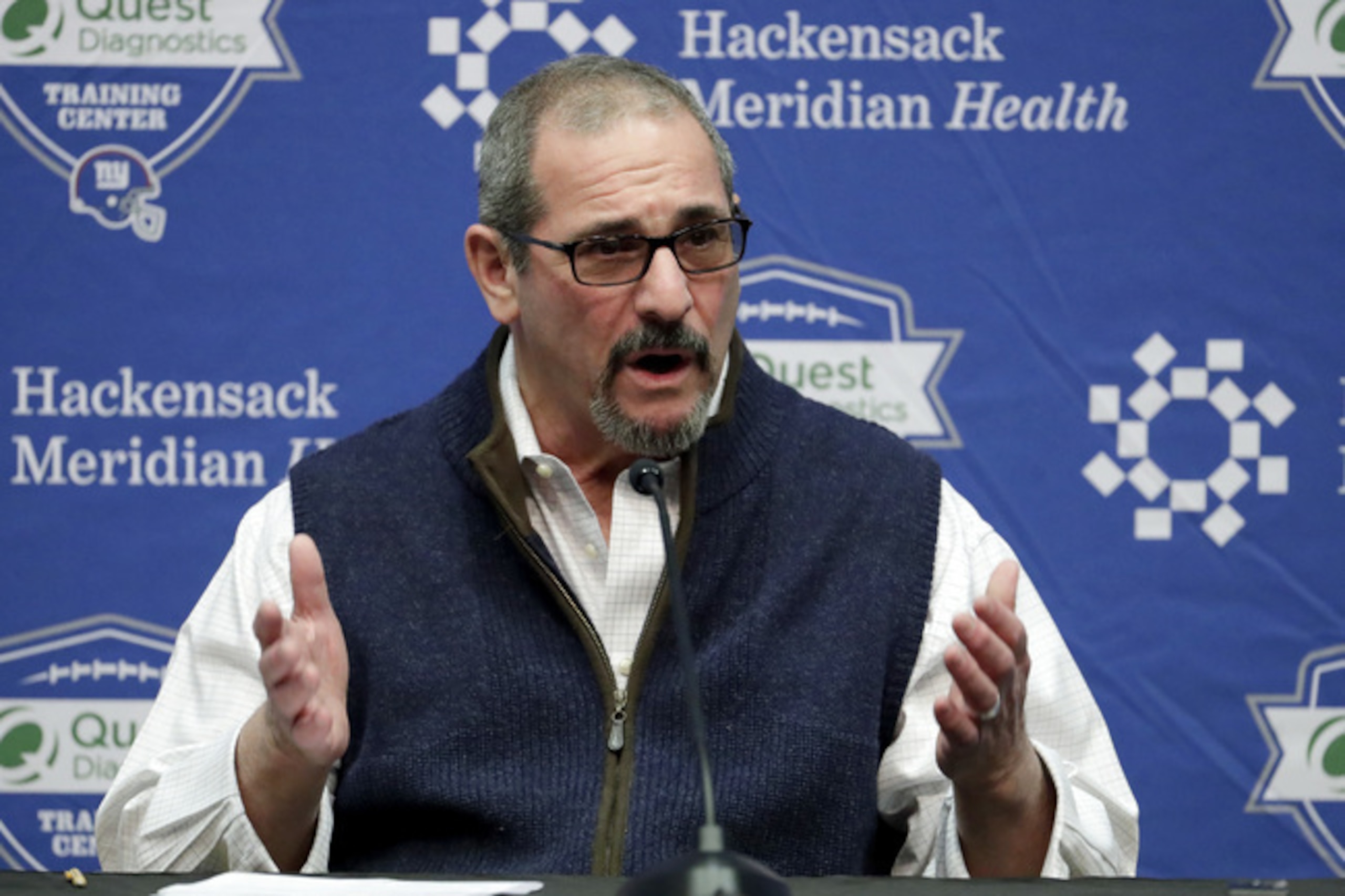 Giants general manager Dave Gettleman