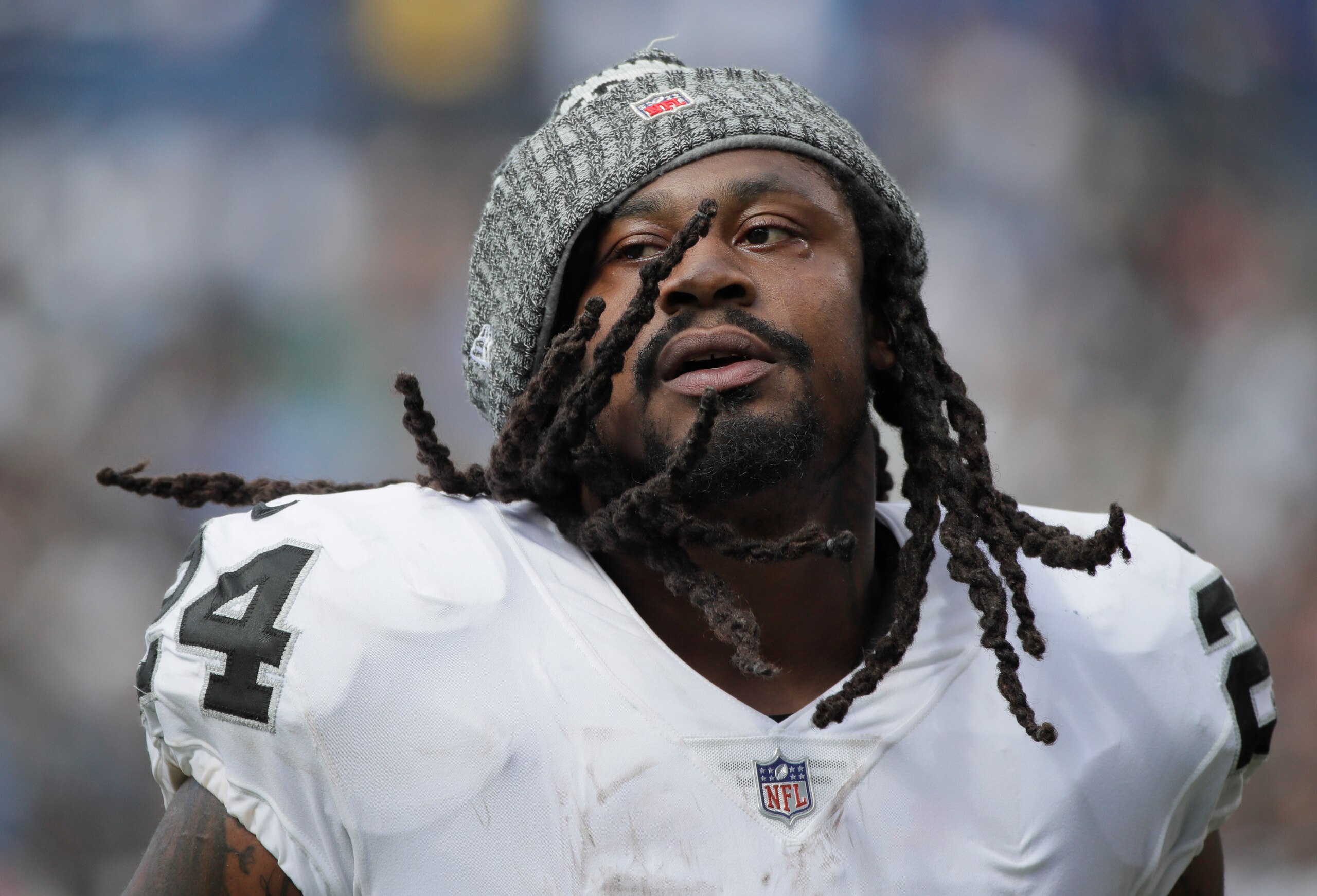 Free-agent RB Marshawn Lynch Free-agent RB Marshawn Lynch