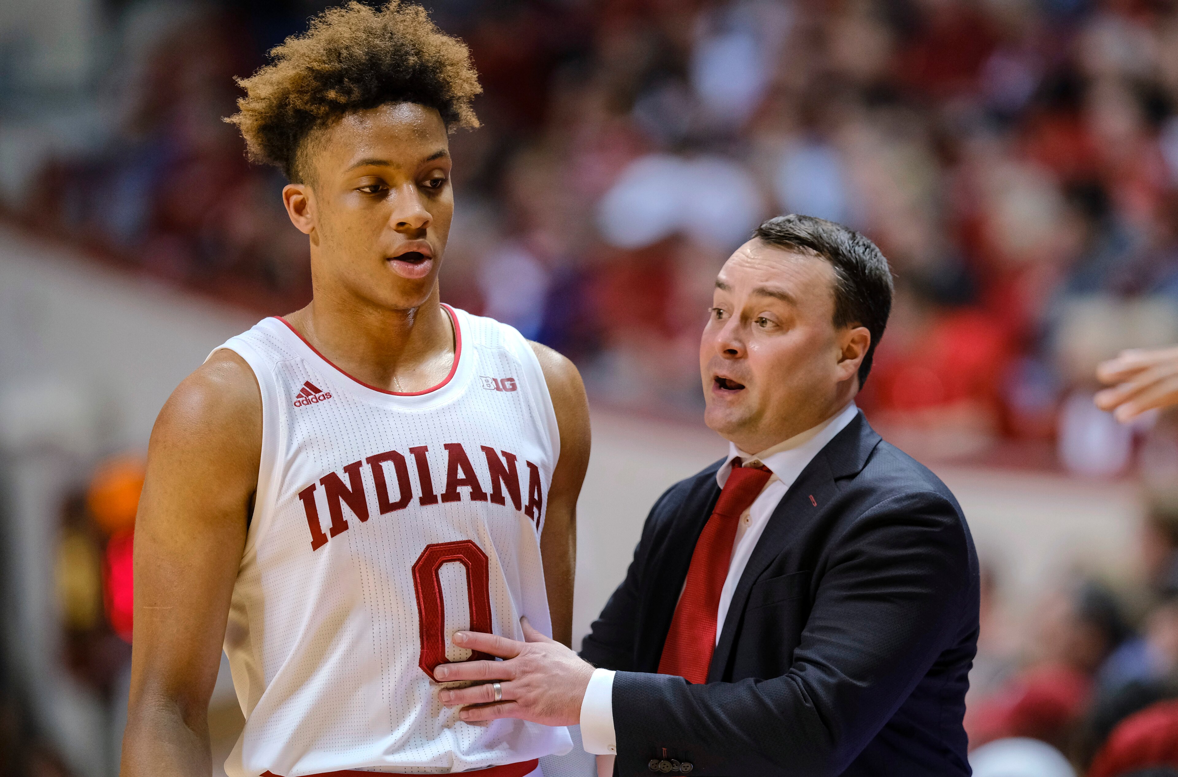 Romeo Langford and Archie Miller Romeo Langford and Archie Miller