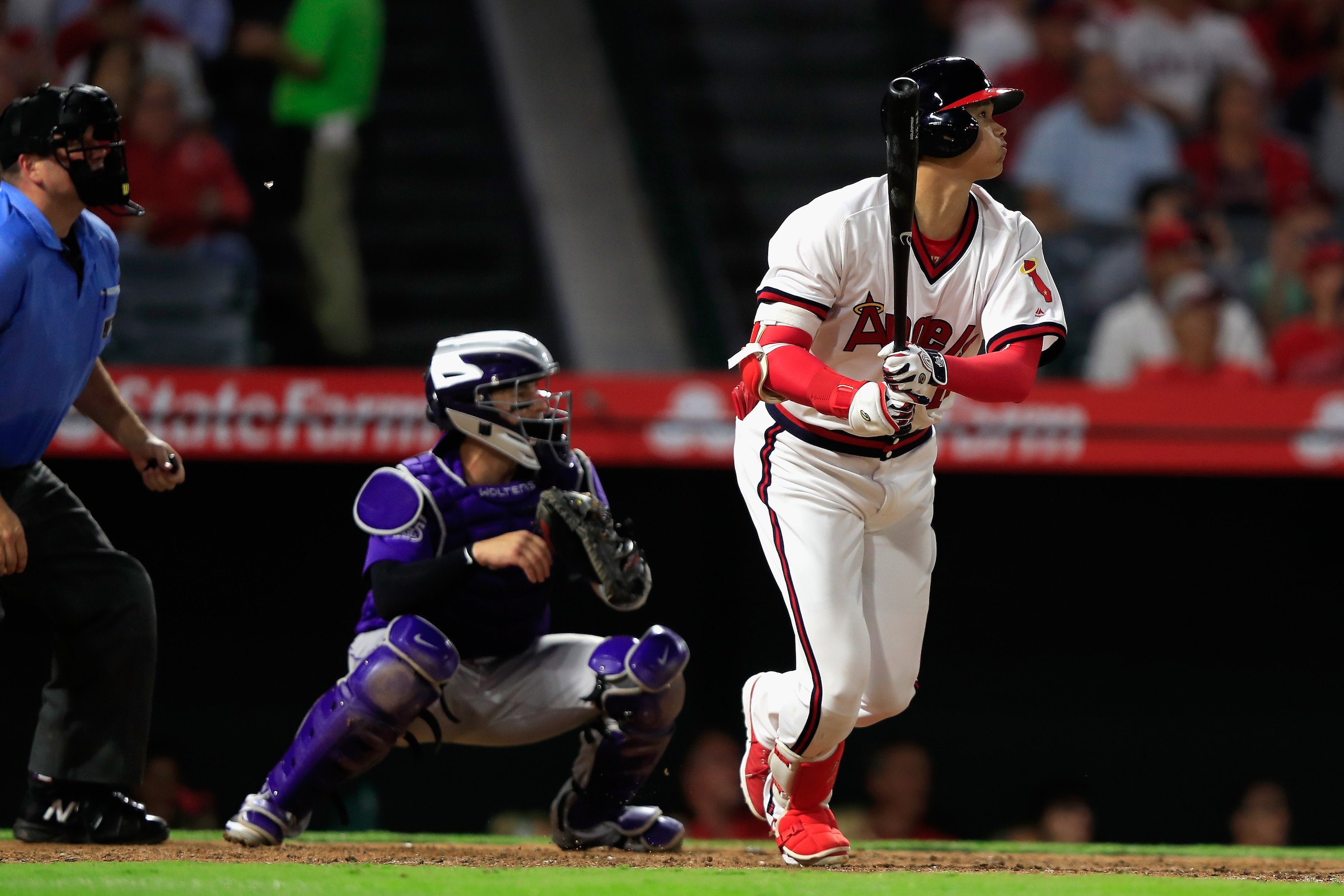 Shohei Ohtani shined as both a hitter and pitcher in his first MLB season.