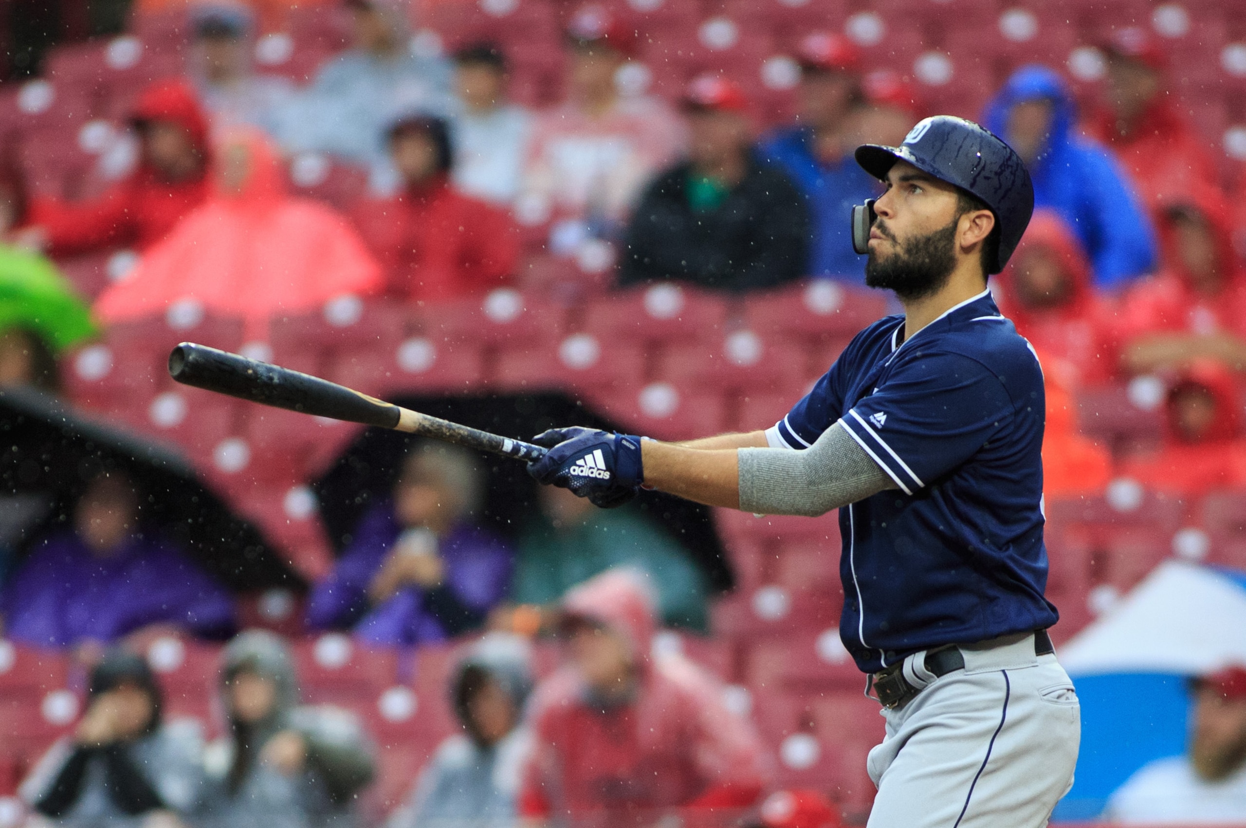 Eric Hosmer is in danger of becoming a salary albatross for the Padres.