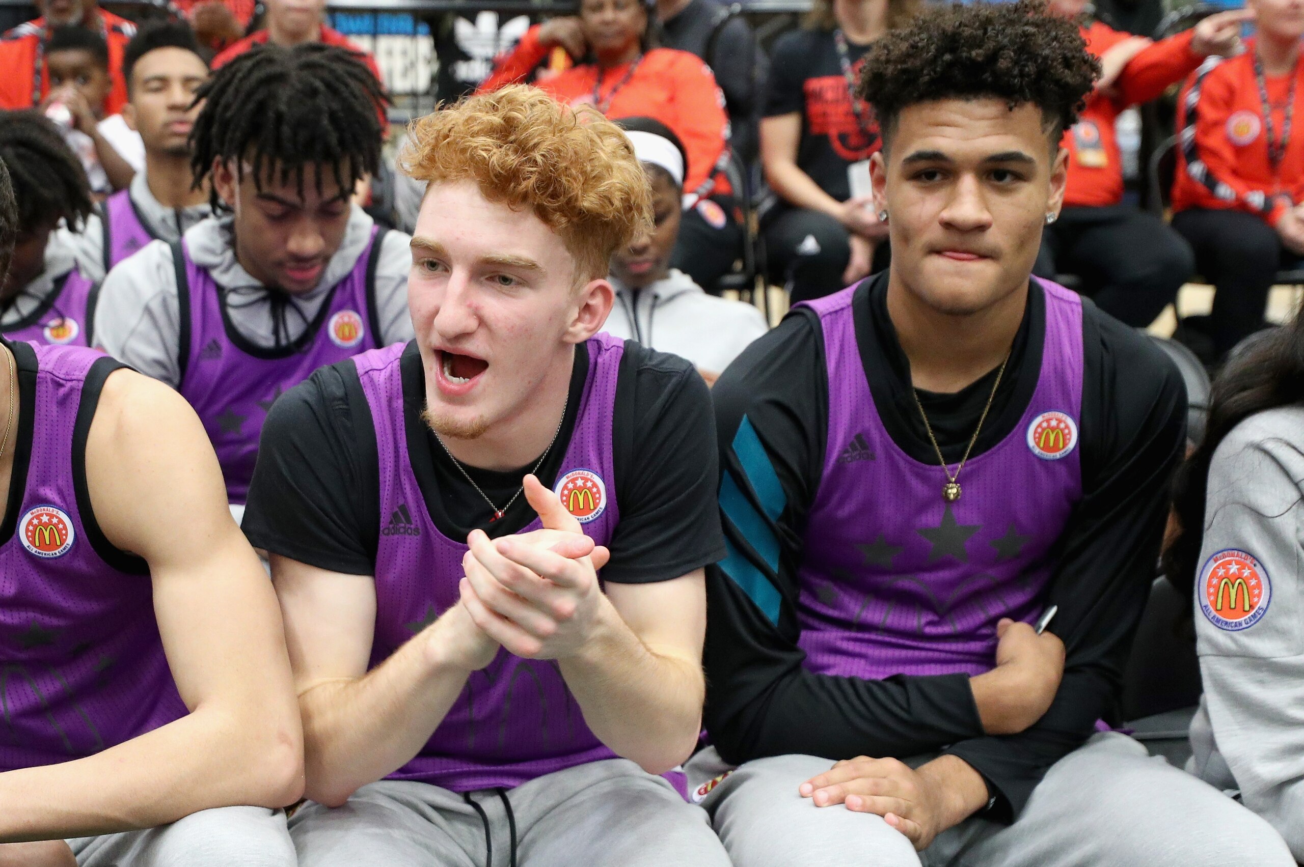 Nico Mannion and Josh Green