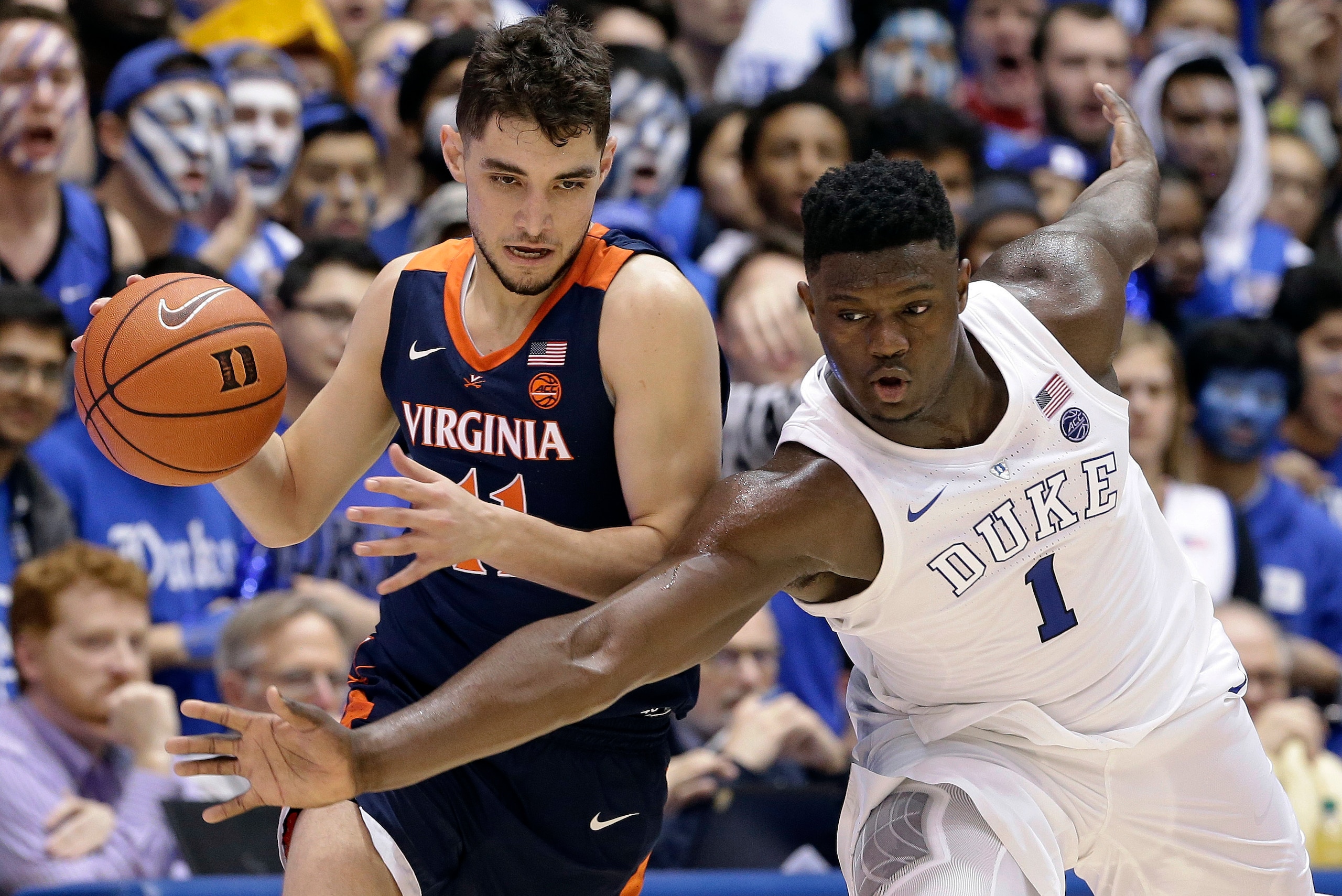 Ty Jerome and Zion Williamson Ty Jerome and Zion Williamson