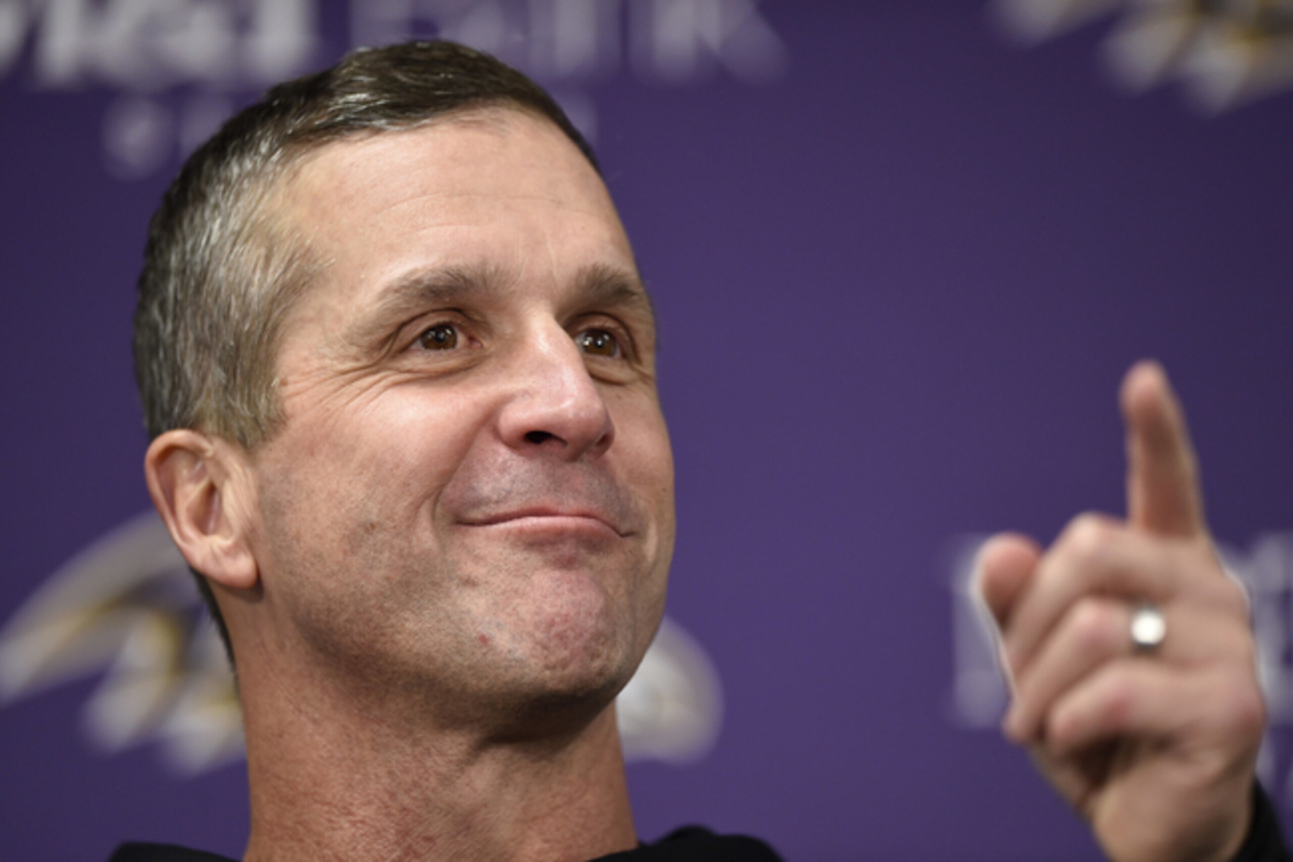 Baltimore Ravens head coach John Harbaugh Baltimore Ravens head coach John Harbaugh