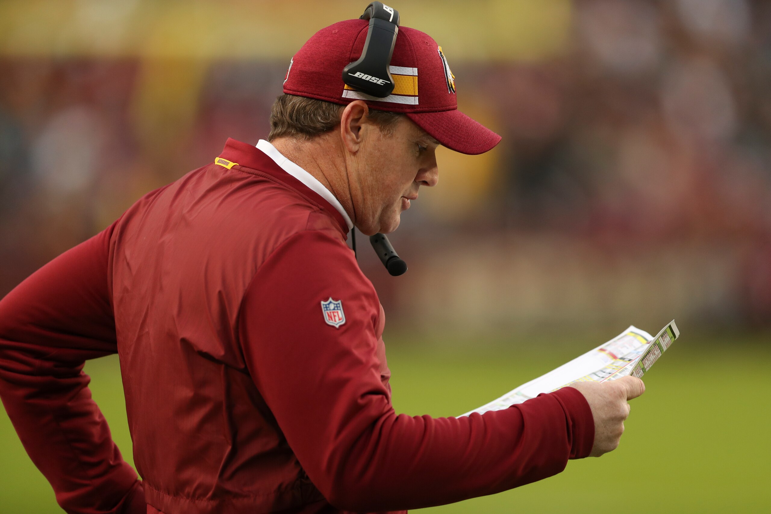 Redskins head coach Jay Gruden