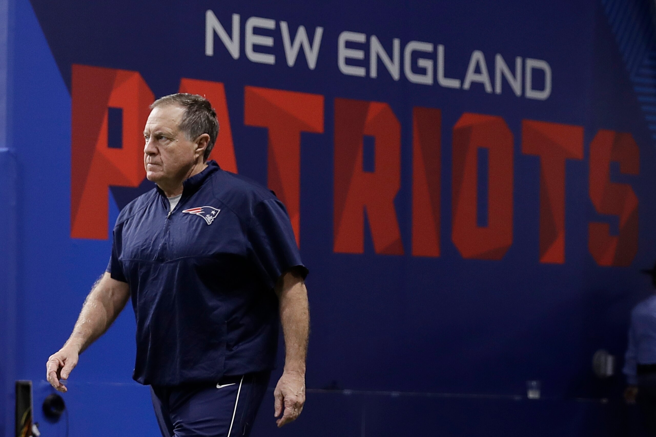 Patriots head coach Bill Belichick