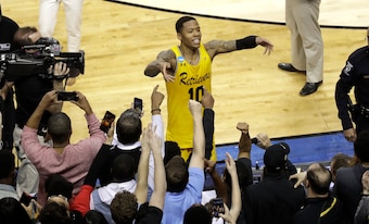 UMBC's Jairus Lyles after last year's upset of Virginia.