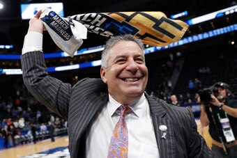 Auburn head coach Bruce Pearl