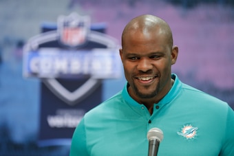 Dolphins head coach Brian Flores
