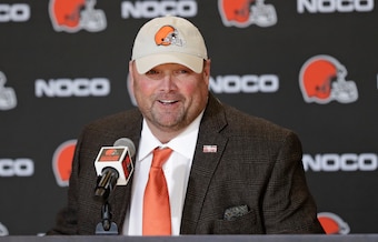 Browns head coach Freddie Kitchens