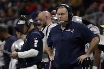 Patriots head coach Bill Belichick