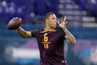 Quarterback Tyree Jackson