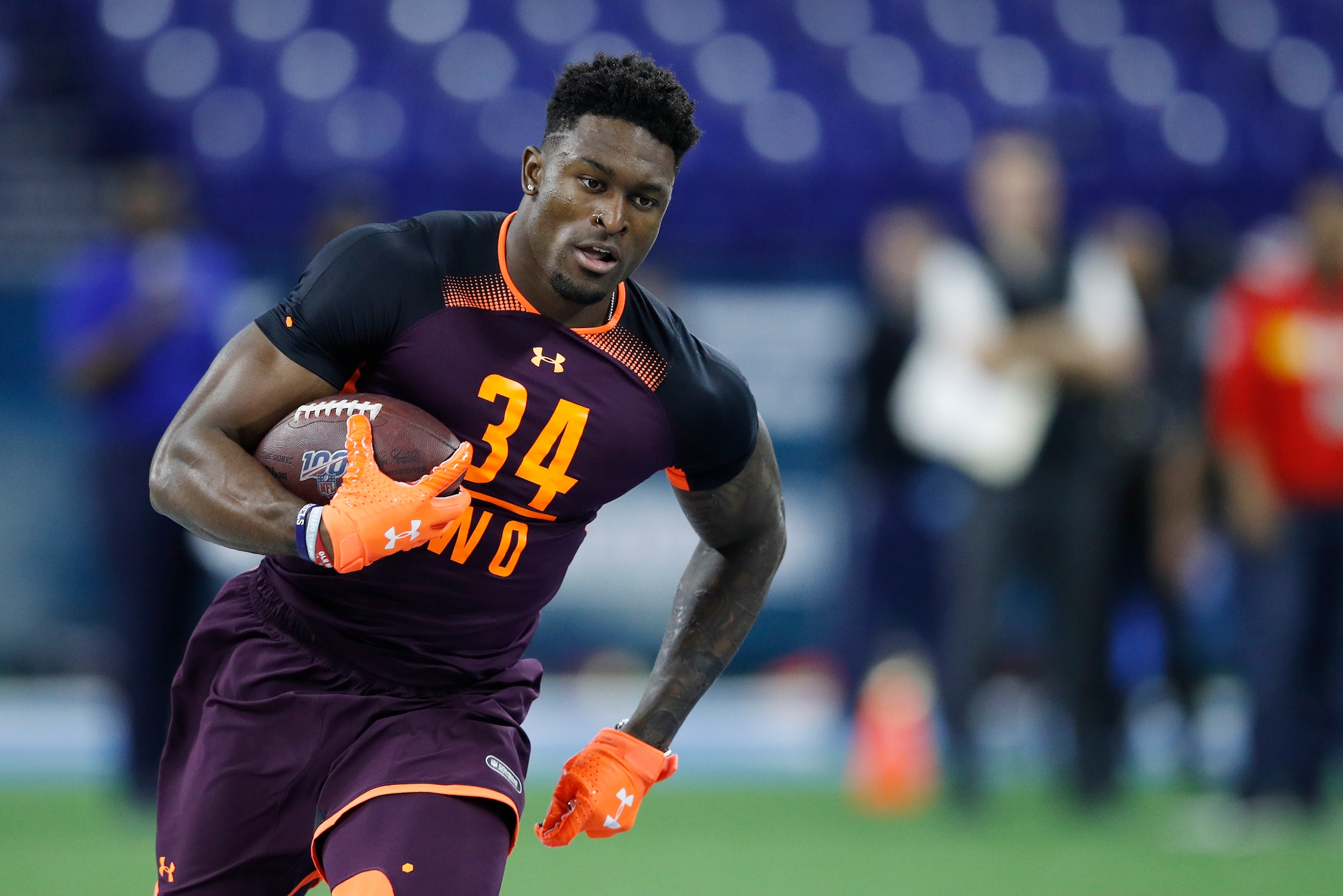 Wide receiver D.K. Metcalf Wide receiver D.K. Metcalf