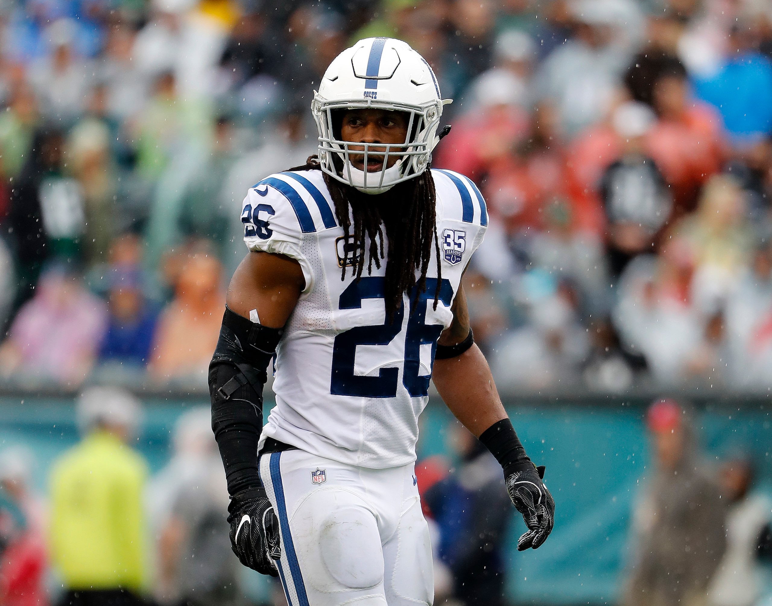 Colts safety Clayton Geathers Colts safety Clayton Geathers