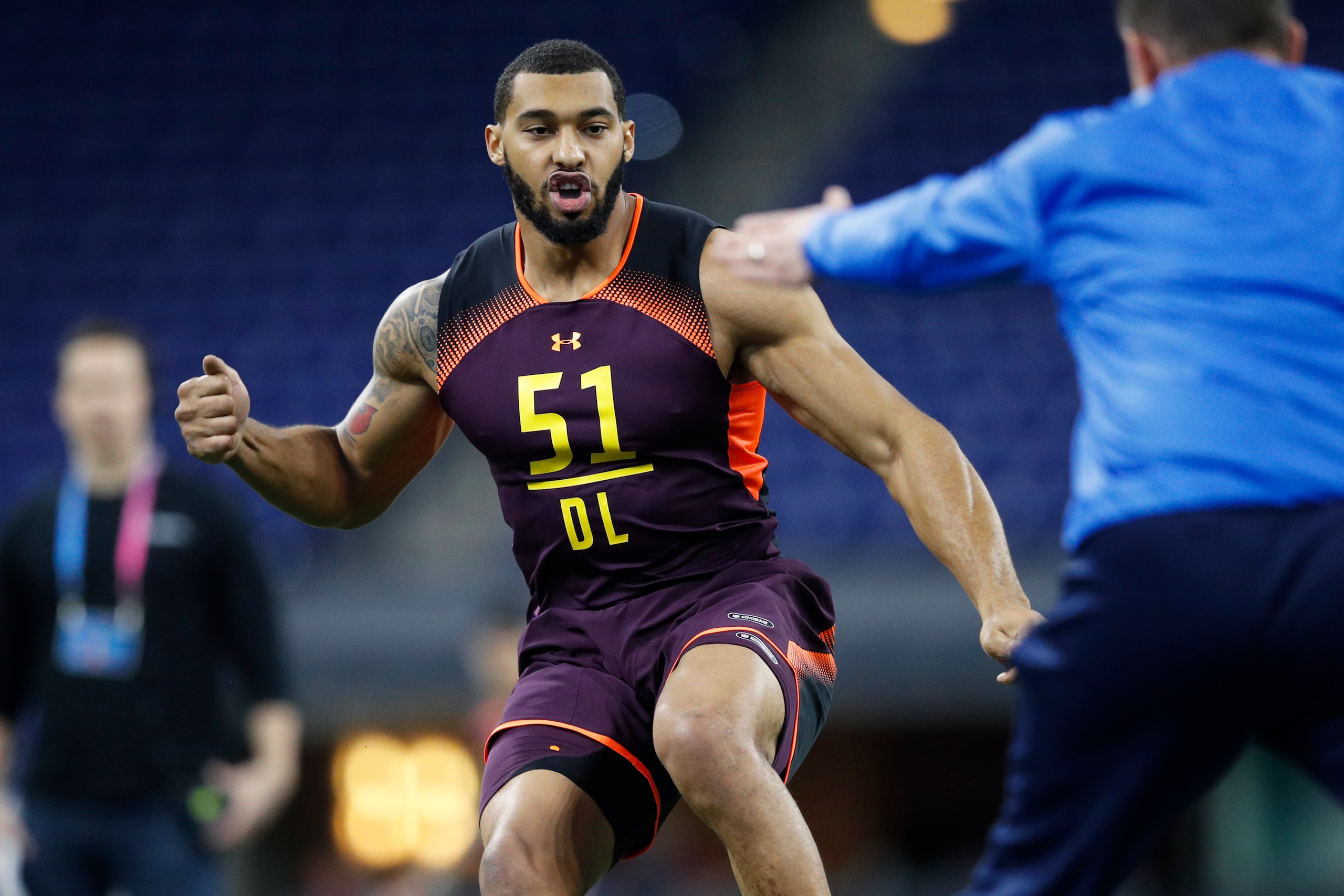 Defensive end Montez Sweat Defensive end Montez Sweat