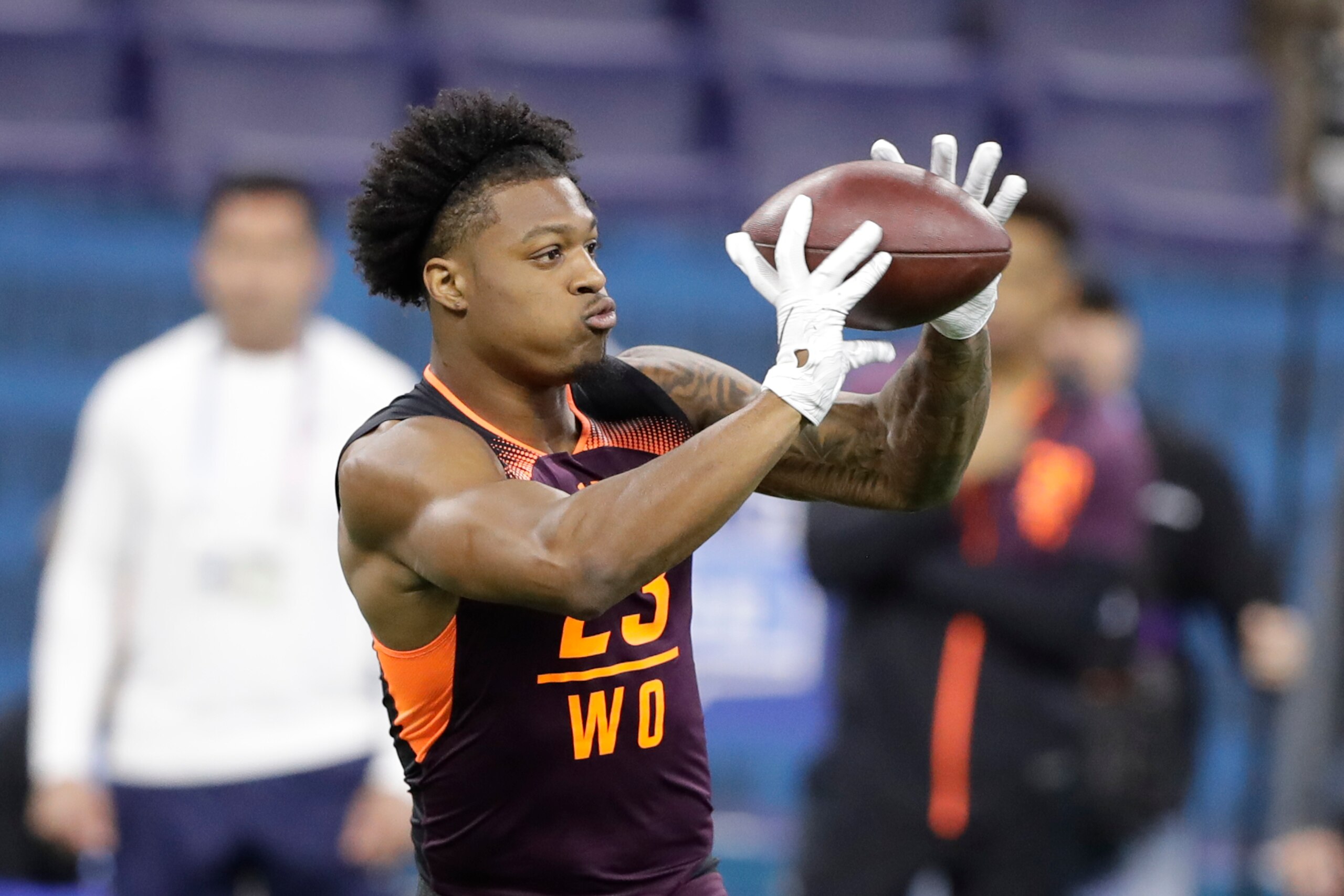 Wide receiver N'Keal Harry Wide receiver N'Keal Harry