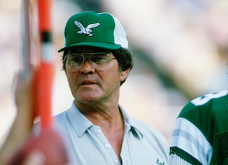 Marion Campbell coached the Eagles when they drafted Allen.